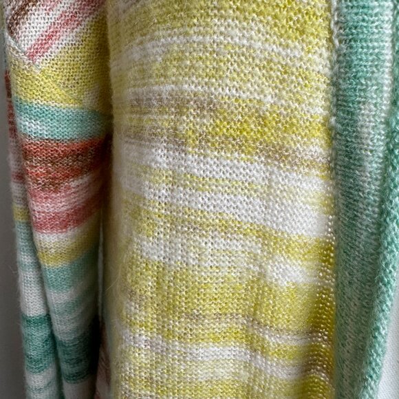 Soft Surroundings Open Cardigan Sweater Pockets Multicolor Size XS - S - Picture 3 of 11